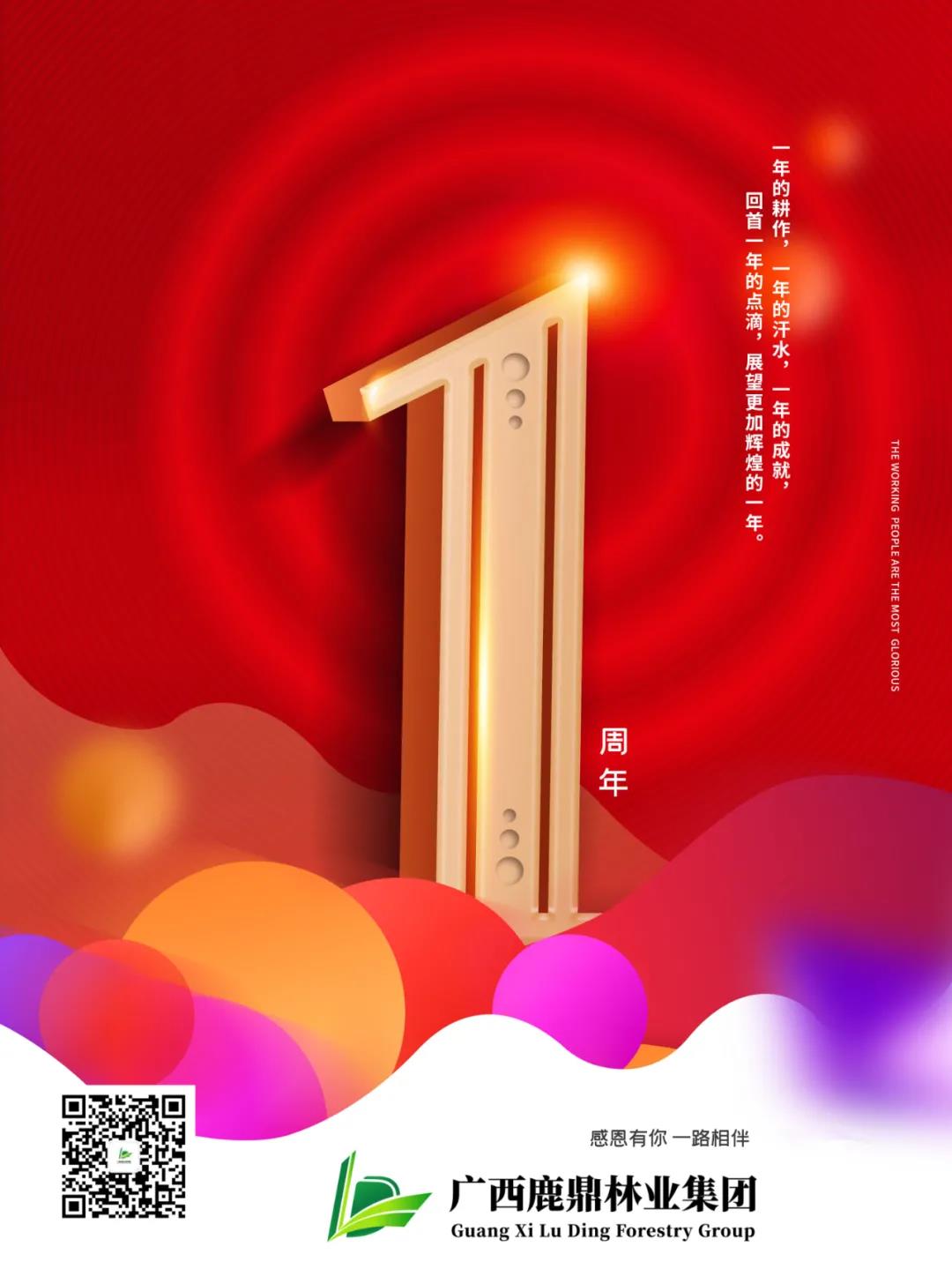广西WG电子林业集团成立1周年